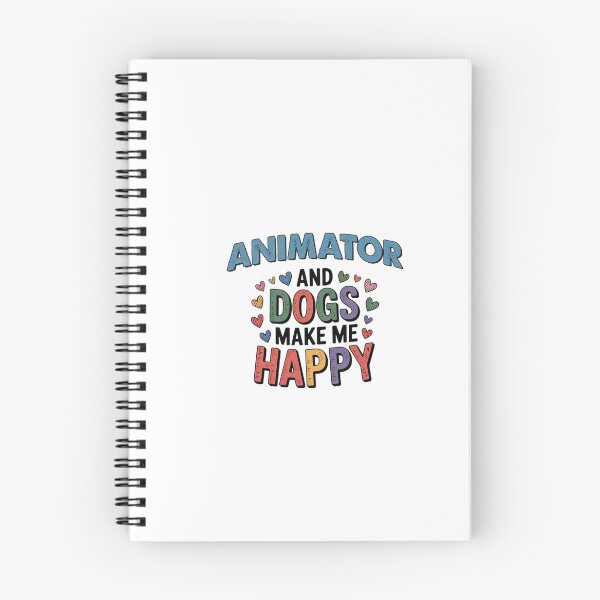 Item preview, Animator And Dogs Make Me Happy - Funny Animator Dogs Lover designed and sold by Oussinc.