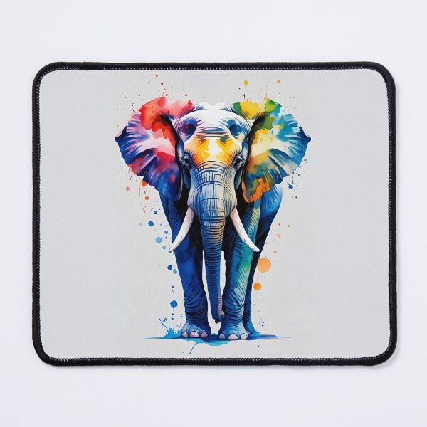 Item preview, Watercolor Elephant designed and sold by GOLDENGARDENART.