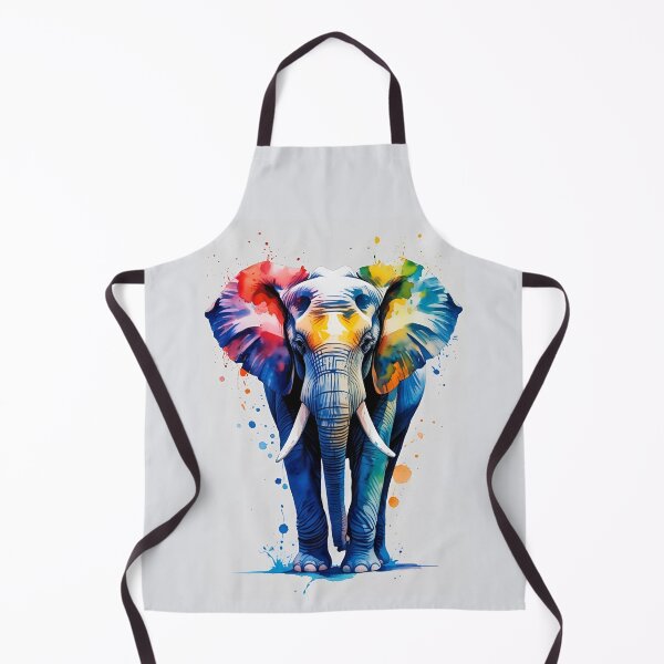 Item preview, Watercolor Elephant designed and sold by GOLDENGARDENART.