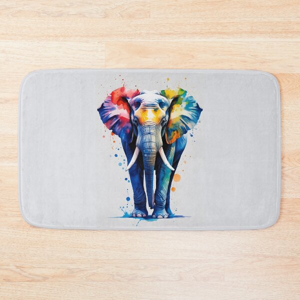 Item preview, Watercolor Elephant designed and sold by GOLDENGARDENART.