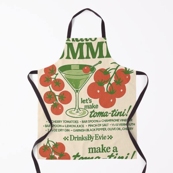 Item preview, Tomato Girl Summer Cocktail Print Gift for Trendy Foodies designed and sold by weirdfishes123.