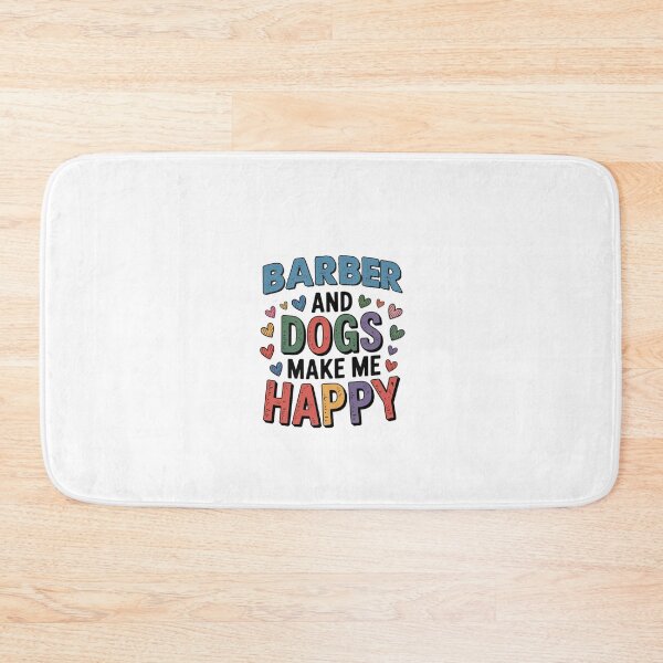Item preview, Barber And Dogs Make Me Happy - Funny Barber Dogs Lover designed and sold by Oussinc.