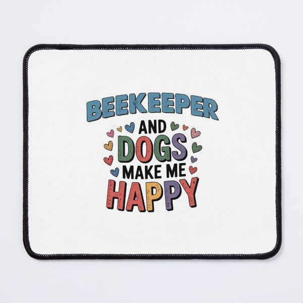 Item preview, Beekeeper And Dogs Make Me Happy - Funny Beekeeper Dogs Lover designed and sold by Oussinc.