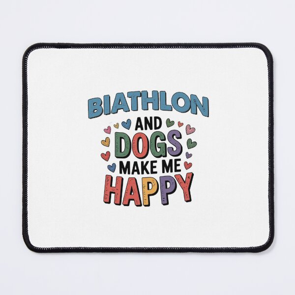 Item preview, Biathlon And Dogs Make Me Happy - Funny Biathlon Dogs Lover designed and sold by Oussinc.