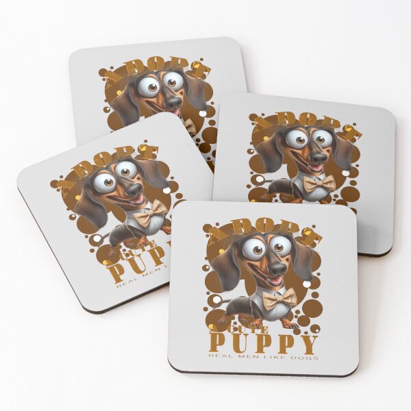Item preview, Adopt a Cute Puppy (02) - Real Men Like Dogs designed and sold by Bearded Jester Designs.