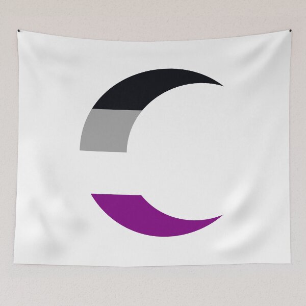 Item preview, Crescent Moon | Asexual Pride designed and sold by dickensign.