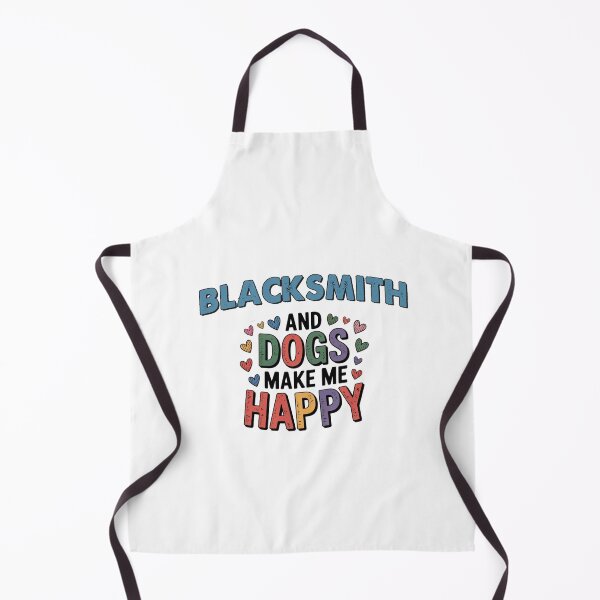 Item preview, Blacksmith And Dogs Make Me Happy - Funny Blacksmith Dogs Lover designed and sold by Oussinc.