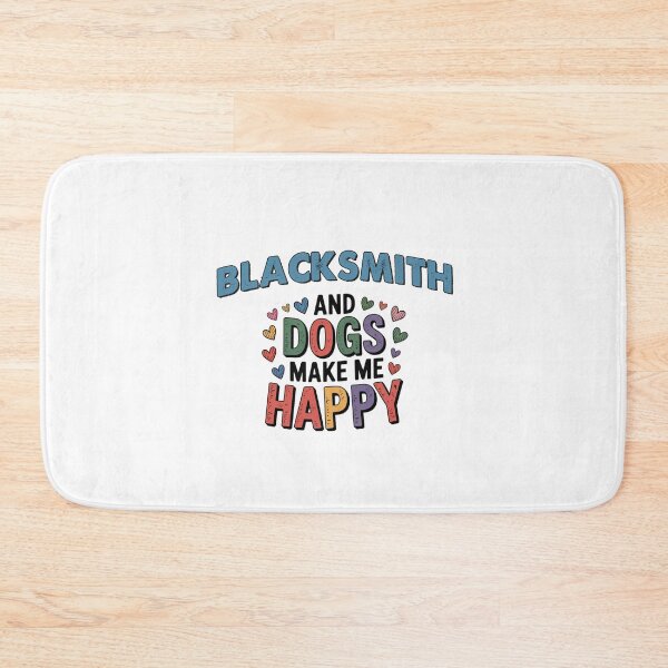 Item preview, Blacksmith And Dogs Make Me Happy - Funny Blacksmith Dogs Lover designed and sold by Oussinc.