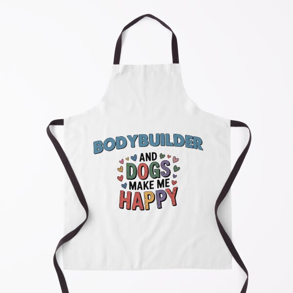 Item preview, Bodybuilder And Dogs Make Me Happy - Funny Bodybuilder Dogs Lover designed and sold by Oussinc.