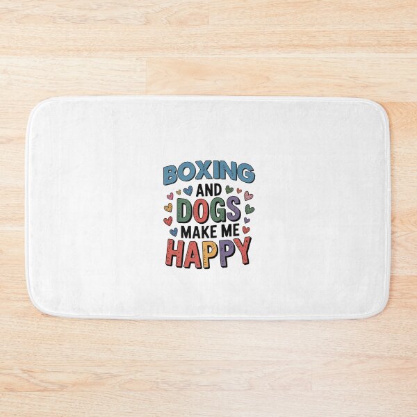 Item preview, Boxing And Dogs Make Me Happy - Funny Boxing Dogs Lover designed and sold by Oussinc.