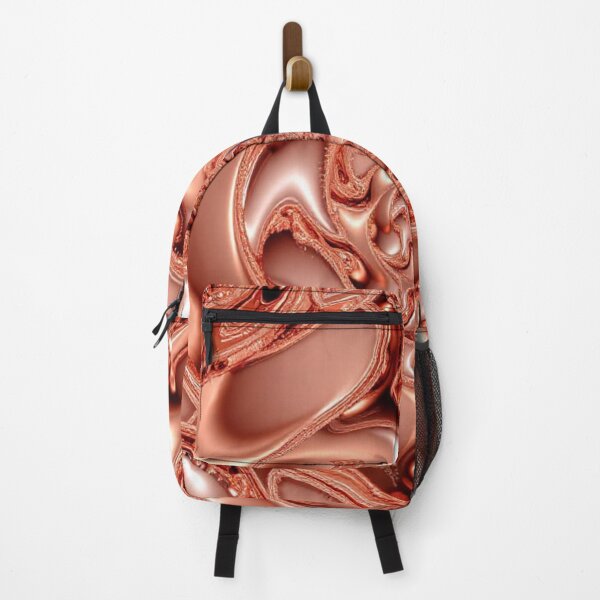 Item preview, Liquid Copper Swirl Abstract with Metallic Texture designed and sold by Harmonic_Layers.