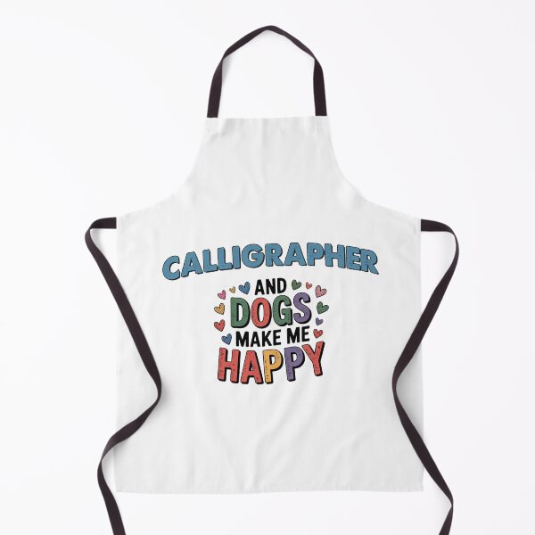 Item preview, Calligrapher And Dogs Make Me Happy - Funny Calligrapher Dogs Lover designed and sold by Oussinc.