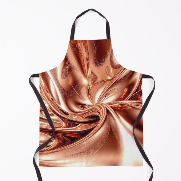 Aperçu de l'œuvre Art abstrait sur le flux de cuivre en fusion créée et vendue par Harmonic_Layers.