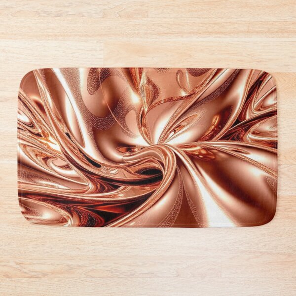 Item preview, Molten Copper Flow Abstract Art designed and sold by Harmonic_Layers.