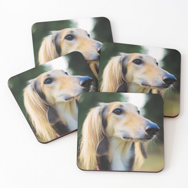 Item preview, Elegant Saluki Dog Close-Up Portrait designed and sold by TheAnimalZ00.
