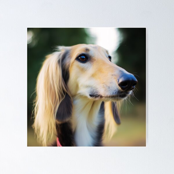 Item preview, Elegant Saluki Dog Close-Up Portrait designed and sold by TheAnimalZ00.