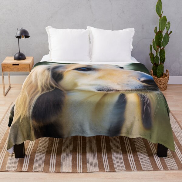Item preview, Elegant Saluki Dog Close-Up Portrait designed and sold by TheAnimalZ00.