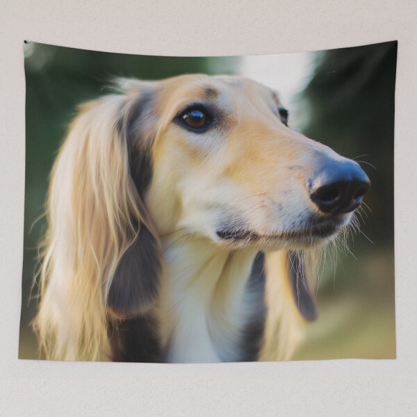 Item preview, Elegant Saluki Dog Close-Up Portrait designed and sold by TheAnimalZ00.
