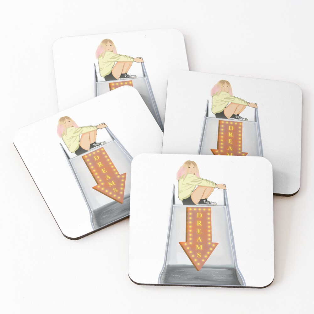 Item preview, Coasters (Set of 4) designed and sold by ROCIODRAMATICA.