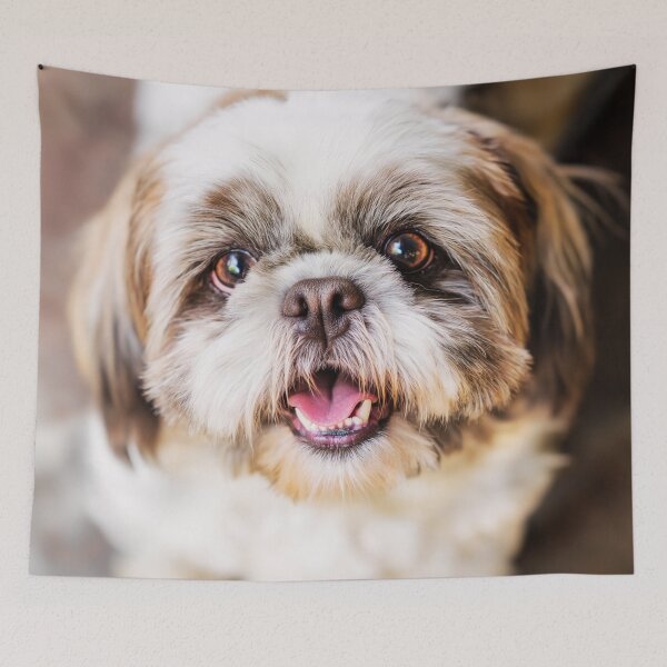 Item preview, Happy Shih Tzu Dog Portrait designed and sold by TheAnimalZ00.