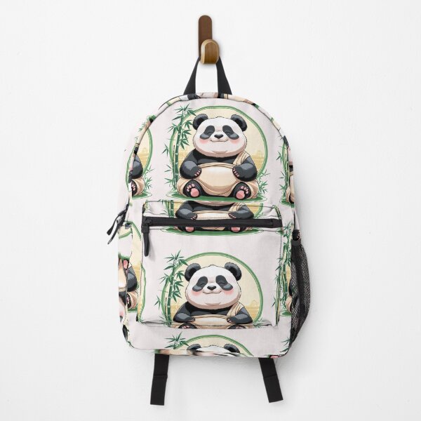 Item preview, Meditating Panda in Peaceful Forest designed and sold by ZenAnimal.