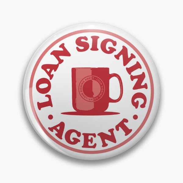 Item preview, Loan Signing Agent Coffee Mug Stamp – Bold Red Badge Design designed and sold by NotaryLife.