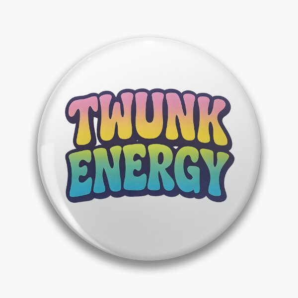Item preview, Twunk Energy – Retro Rainbow Typography designed and sold by Haus Of Sin.
