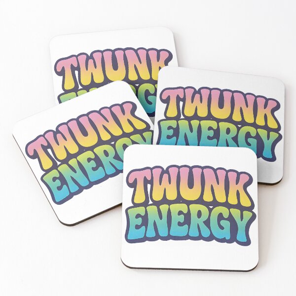 Item preview, Twunk Energy – Retro Rainbow Typography designed and sold by Haus Of Sin.