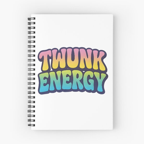 Item preview, Twunk Energy – Retro Rainbow Typography designed and sold by Haus Of Sin.