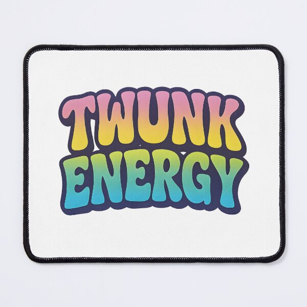 Item preview, Twunk Energy – Retro Rainbow Typography designed and sold by Haus Of Sin.