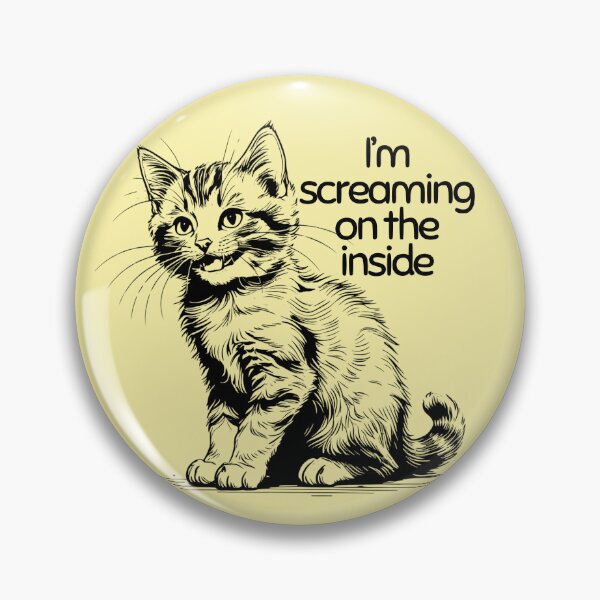 Item preview, Gatitos groseros - Estoy gritando por dentro designed and sold by TalkingHerds.