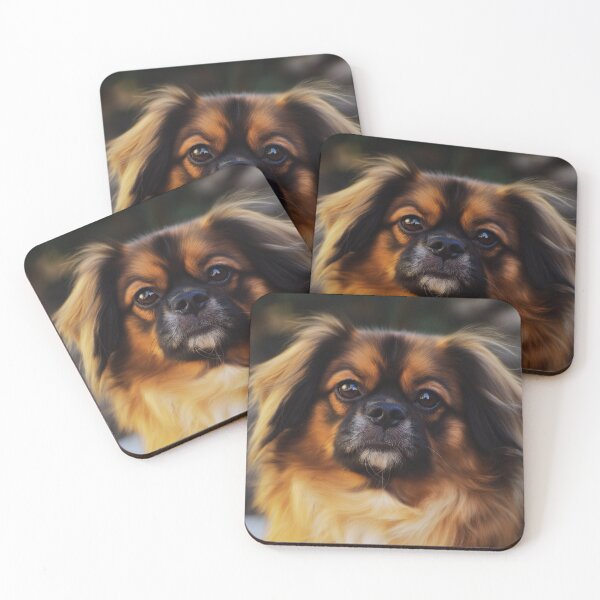 Item preview, Cute Tibetan Spaniel Dog Portrait Outdoors designed and sold by TheAnimalZ00.