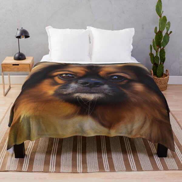 Item preview, Cute Tibetan Spaniel Dog Portrait Outdoors designed and sold by TheAnimalZ00.