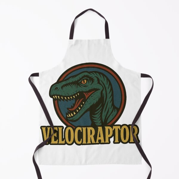 Item preview, Velociraptor Feroz Retro Dino designed and sold by JonelleTshirts.