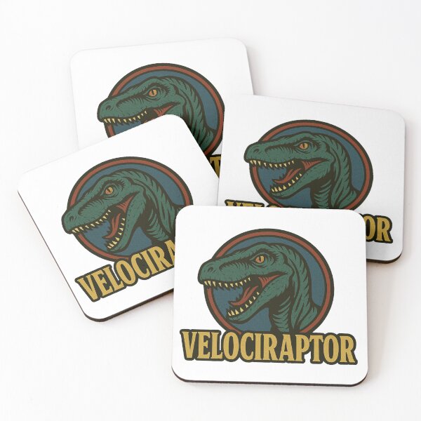 Item preview, Ferocious Retro Dino Velociraptor designed and sold by JonelleTshirts.