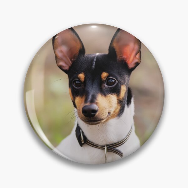 Item preview, Cute Toy Fox Terrier Dog Portrait designed and sold by TheAnimalZ00.