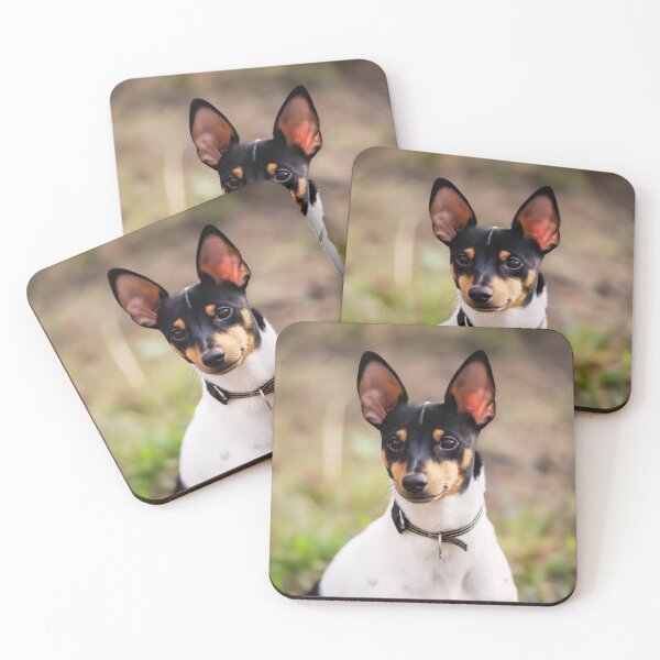 Item preview, Cute Toy Fox Terrier Dog Portrait designed and sold by TheAnimalZ00.