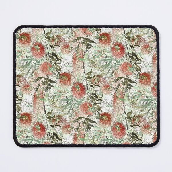 Item preview, Bottlebrush Tree Pattern in Red designed and sold by Artistestella.