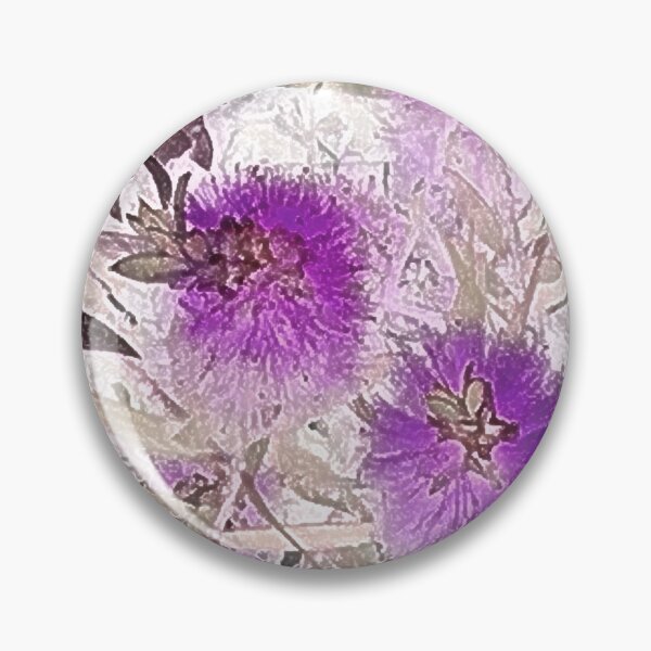 Item preview, Bottlebrush Tree Pattern in Purple designed and sold by Artistestella.