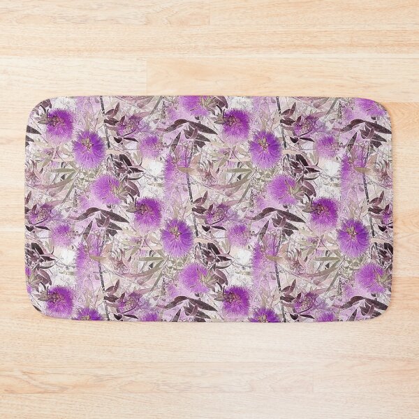 Item preview, Bottlebrush Tree Pattern in Purple designed and sold by Artistestella.
