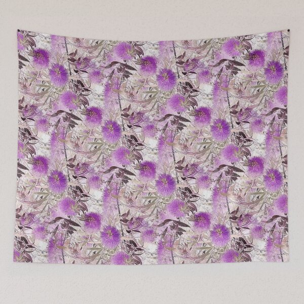 Item preview, Bottlebrush Tree Pattern in Purple designed and sold by Artistestella.