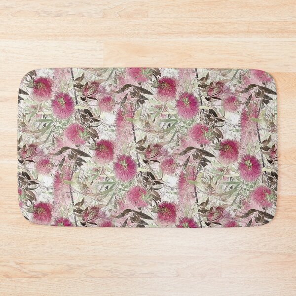 Item preview, Bottlebrush Tree Pattern in Pink designed and sold by Artistestella.