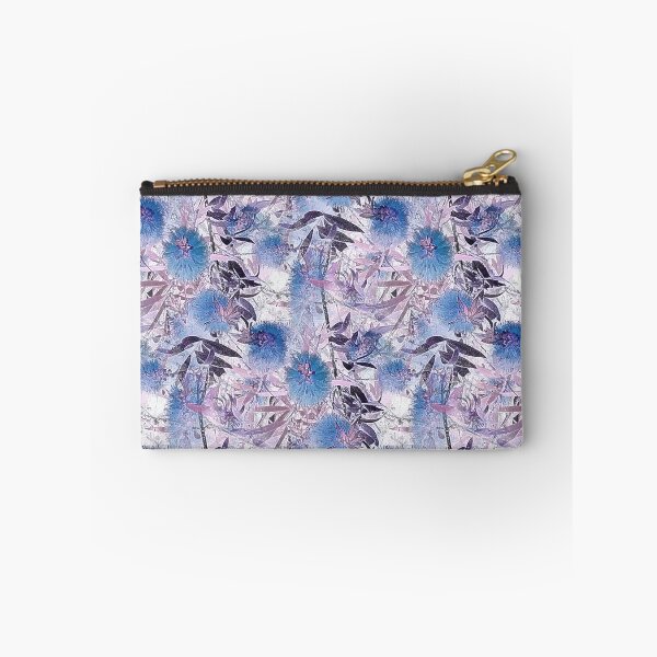 Item preview, Bottlebrush Tree Pattern in Blue designed and sold by Artistestella.