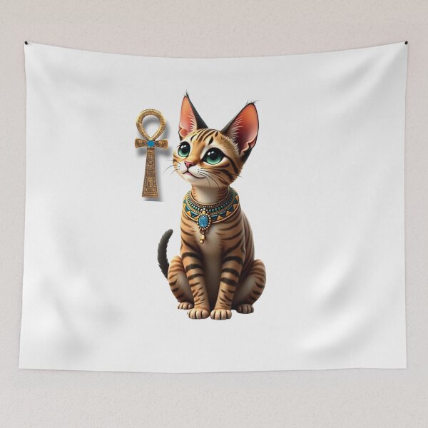 Item preview, Ancient Egyptian Goddess Bastet designed and sold by TuyaArts.