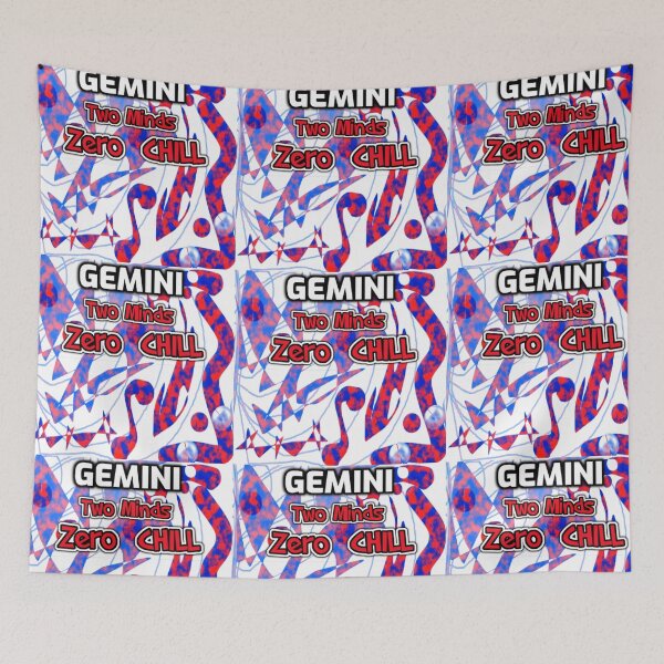 Item preview, Gemini two minds zero chill funny saying designed and sold by SmashingDeals.
