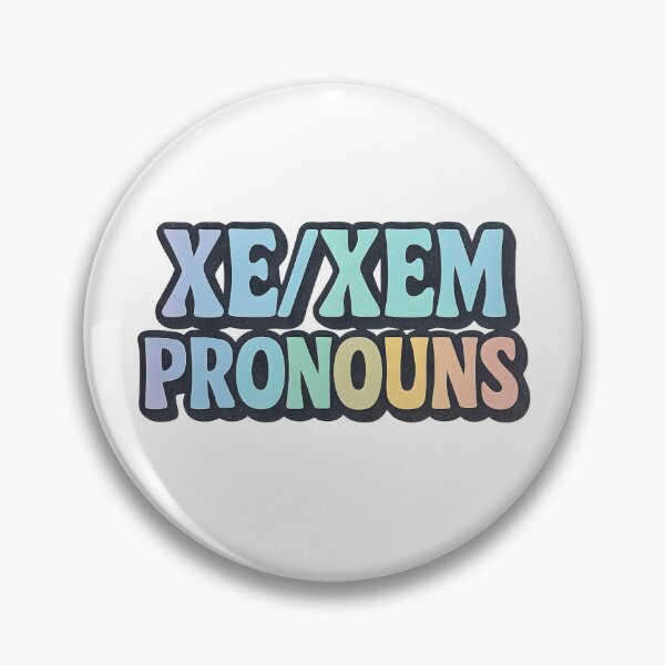 Item preview, Xe/Xem Pronouns – Pastel Pride Text designed and sold by Haus Of Sin.