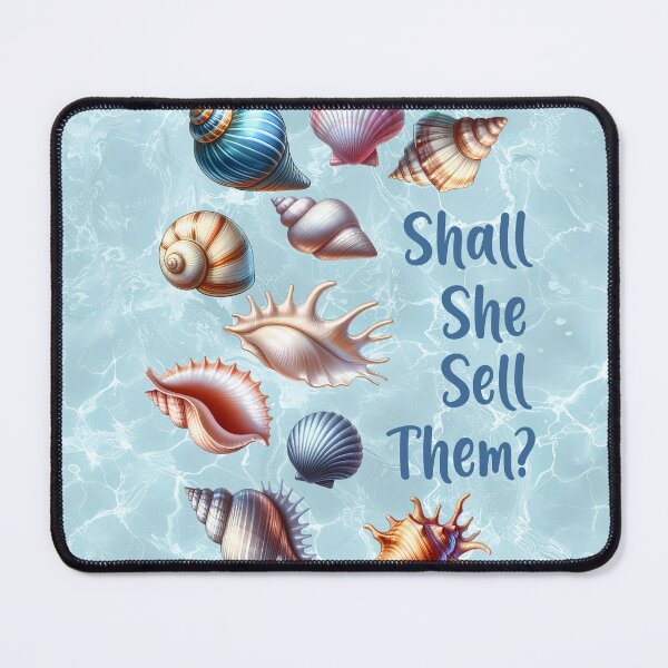 Item preview, Shall She Sell Them? designed and sold by Eclectic Monkey.