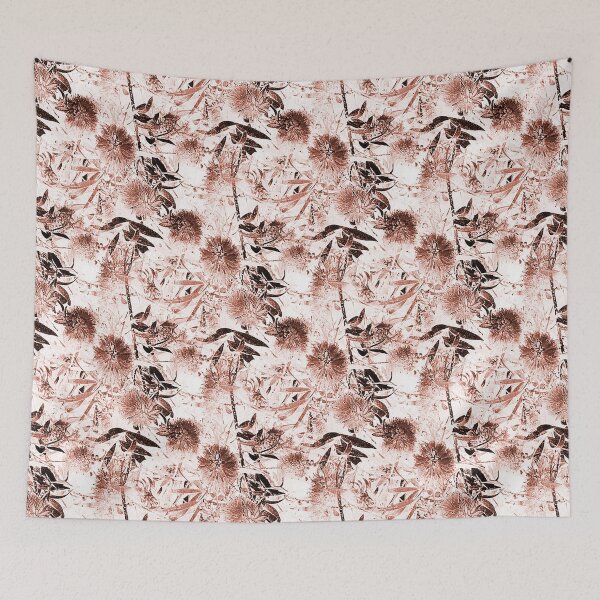 Item preview, Bottlebrush Tree Pattern in Monochromatic Brown designed and sold by Artistestella.
