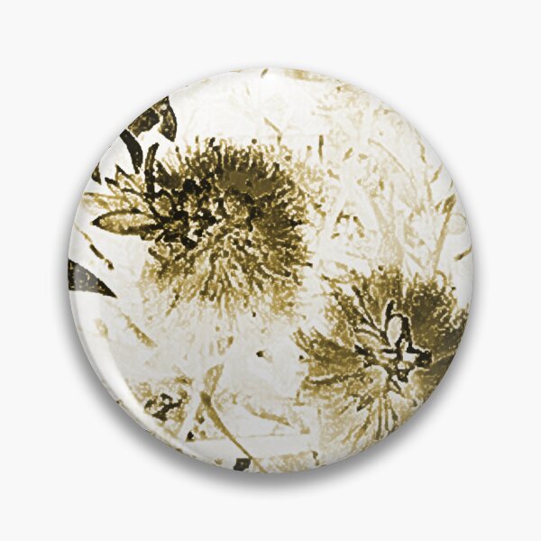 Item preview, Bottlebrush Tree Pattern in Monochromatic Yellow designed and sold by Artistestella.