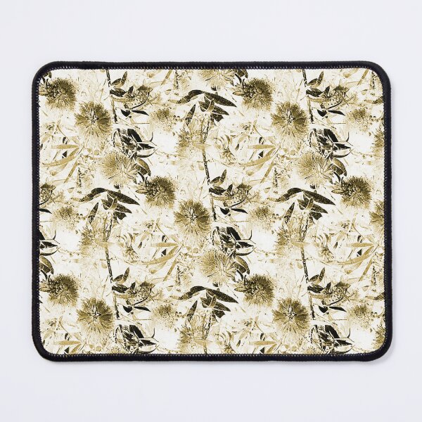 Item preview, Bottlebrush Tree Pattern in Monochromatic Yellow designed and sold by Artistestella.